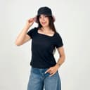 بلوز یقه باز کد21126