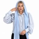 شومیز آستین چین دار ریتزی کد61579